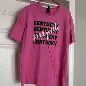 Gildan Pink Kentucky Short Sleeve Tee